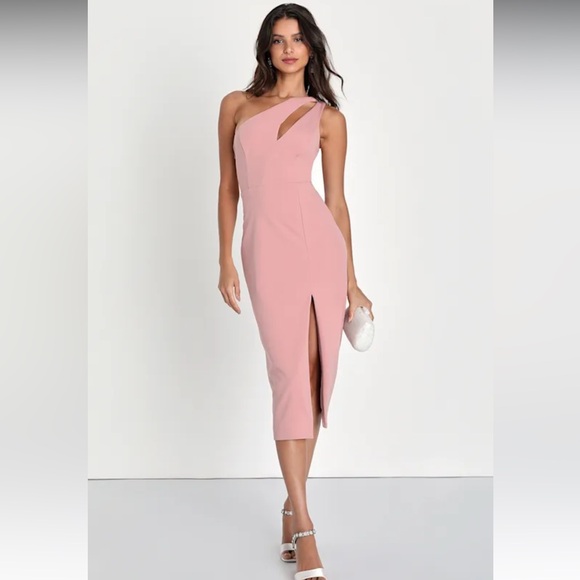 Lulu's Blush Pink Dress - Picture 1 of 7